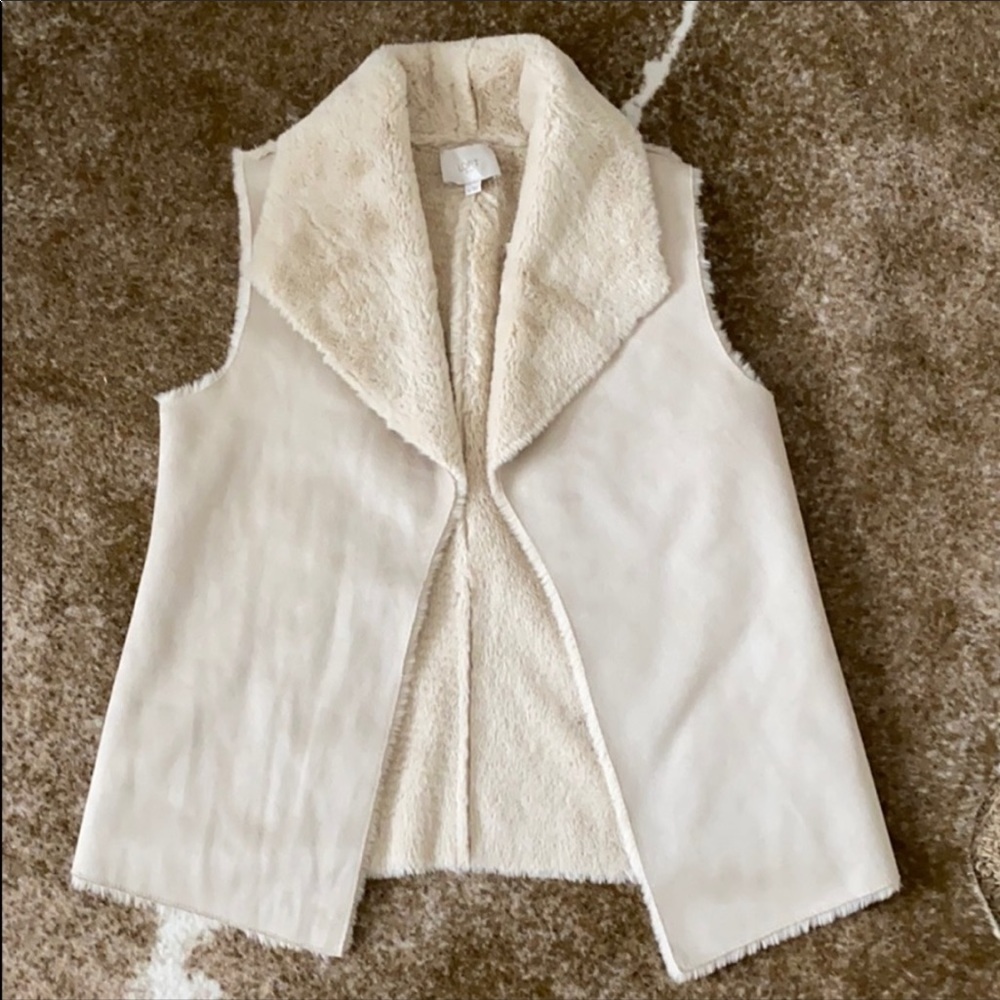Loft Faux Sherpa Vest